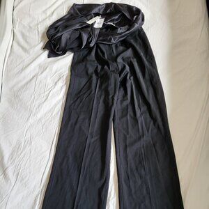 Wool Dress Wide Leg Pant Black TAG on